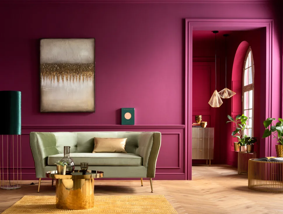 Acrylbild Abstract Fields 90x120cm