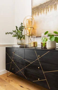 Acrylbild Abstract Fields 90x120cm