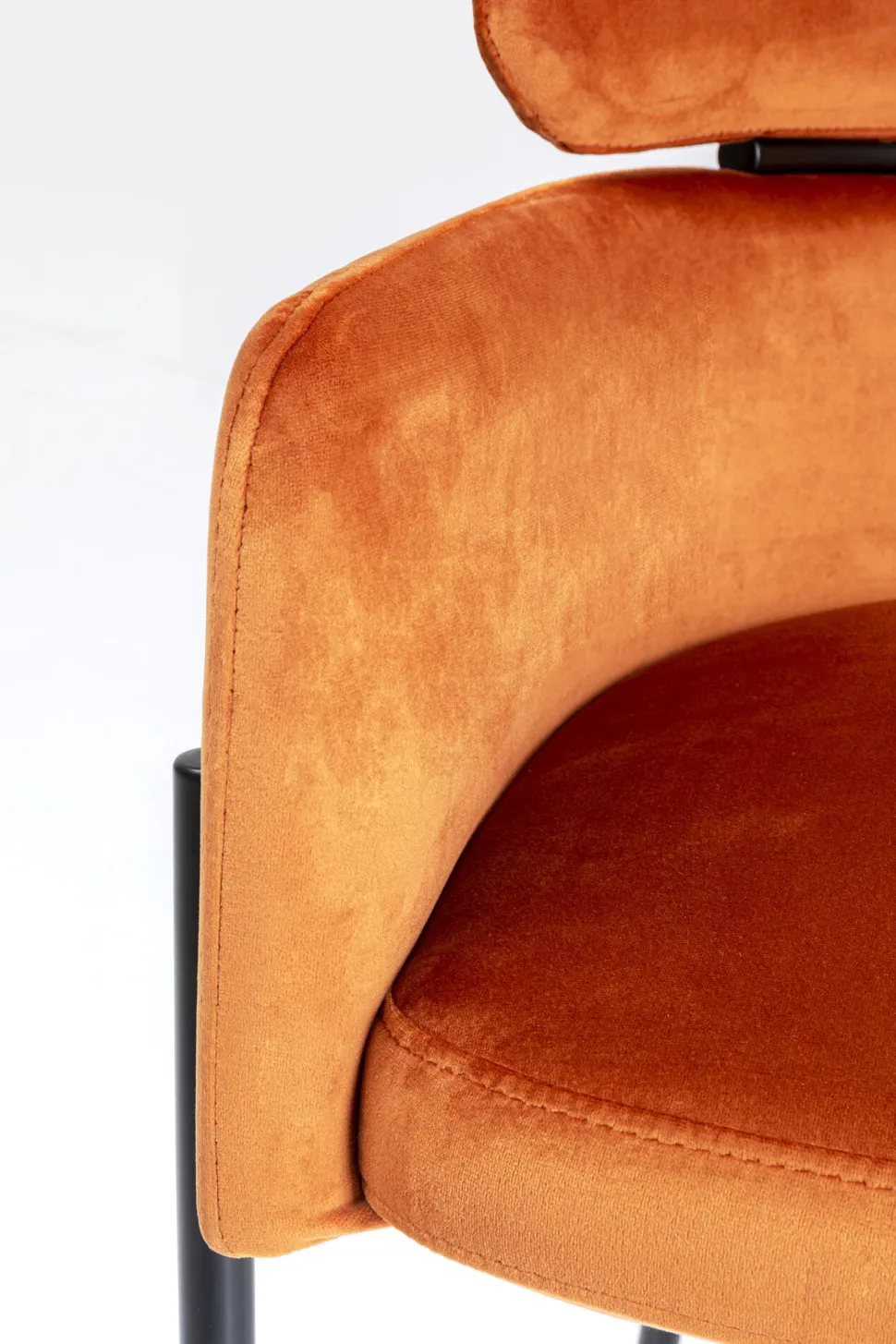 Armlehnstuhl Alexia Velvet Orange