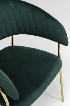 Armlehnstuhl Belle Velvet Grün (2/Set)