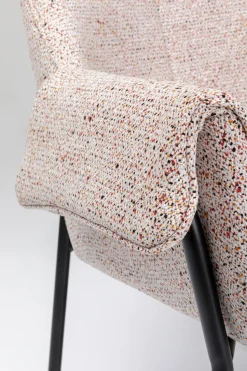 Armlehnstuhl Bess Beige Flitter