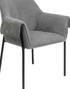 Armlehnstuhl Bess Grau