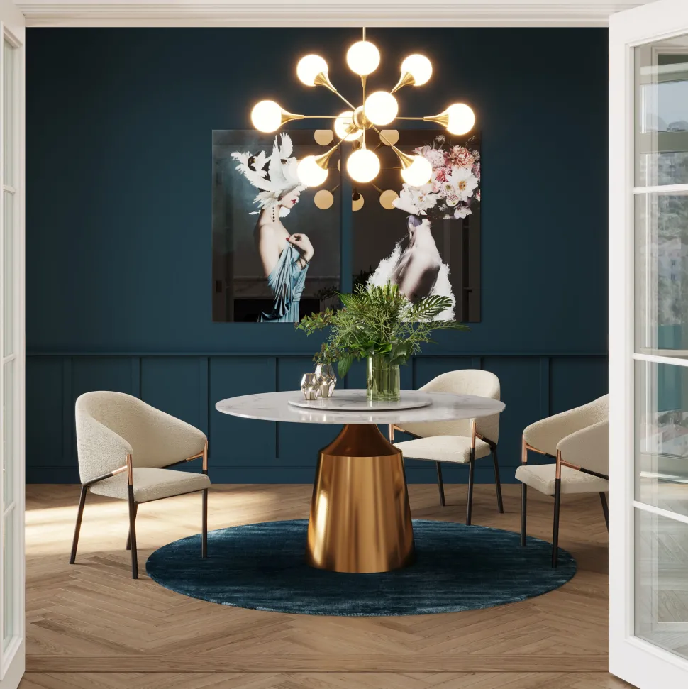 Armlehnstuhl Boulevard Weiß