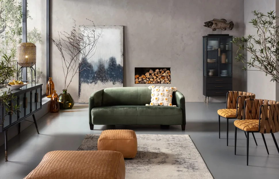 Armlehnstuhl Cheerio Gelb inkl. Kissen