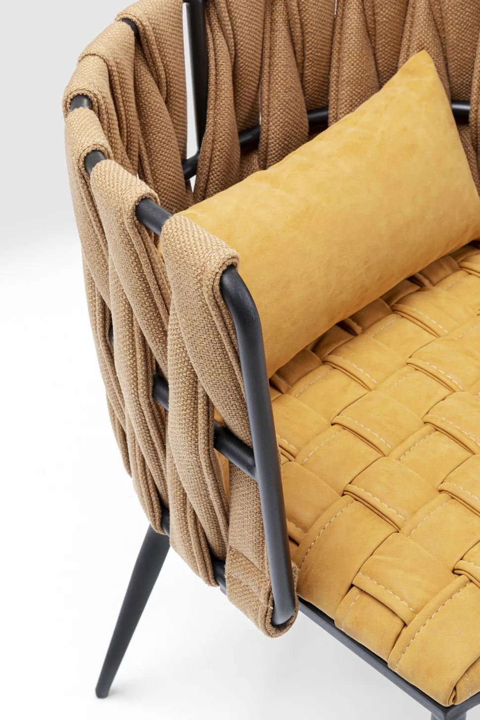 Armlehnstuhl Cheerio Gelb inkl. Kissen