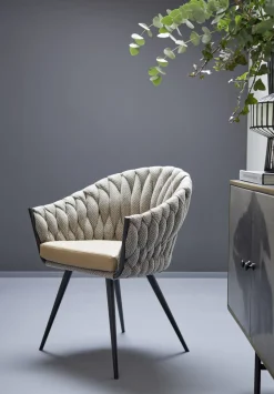 Armlehnstuhl Knot Tweed