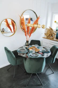 Armlehnstuhl Mila Grün