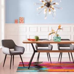 Armlehnstuhl San Francisco Grau