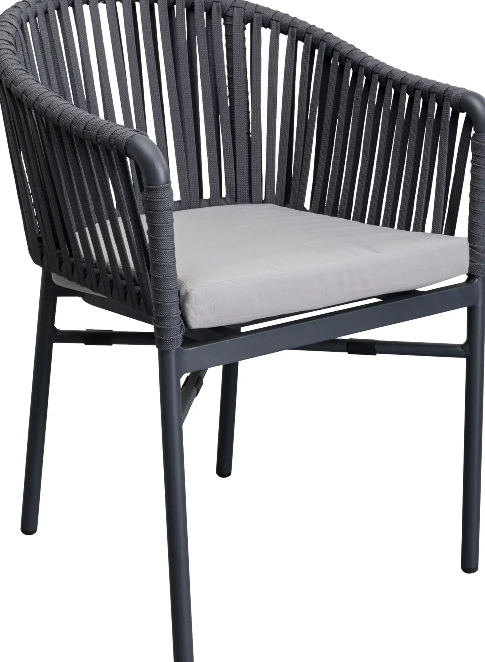 Armlehnstuhl Santanyi Dunkelgrau