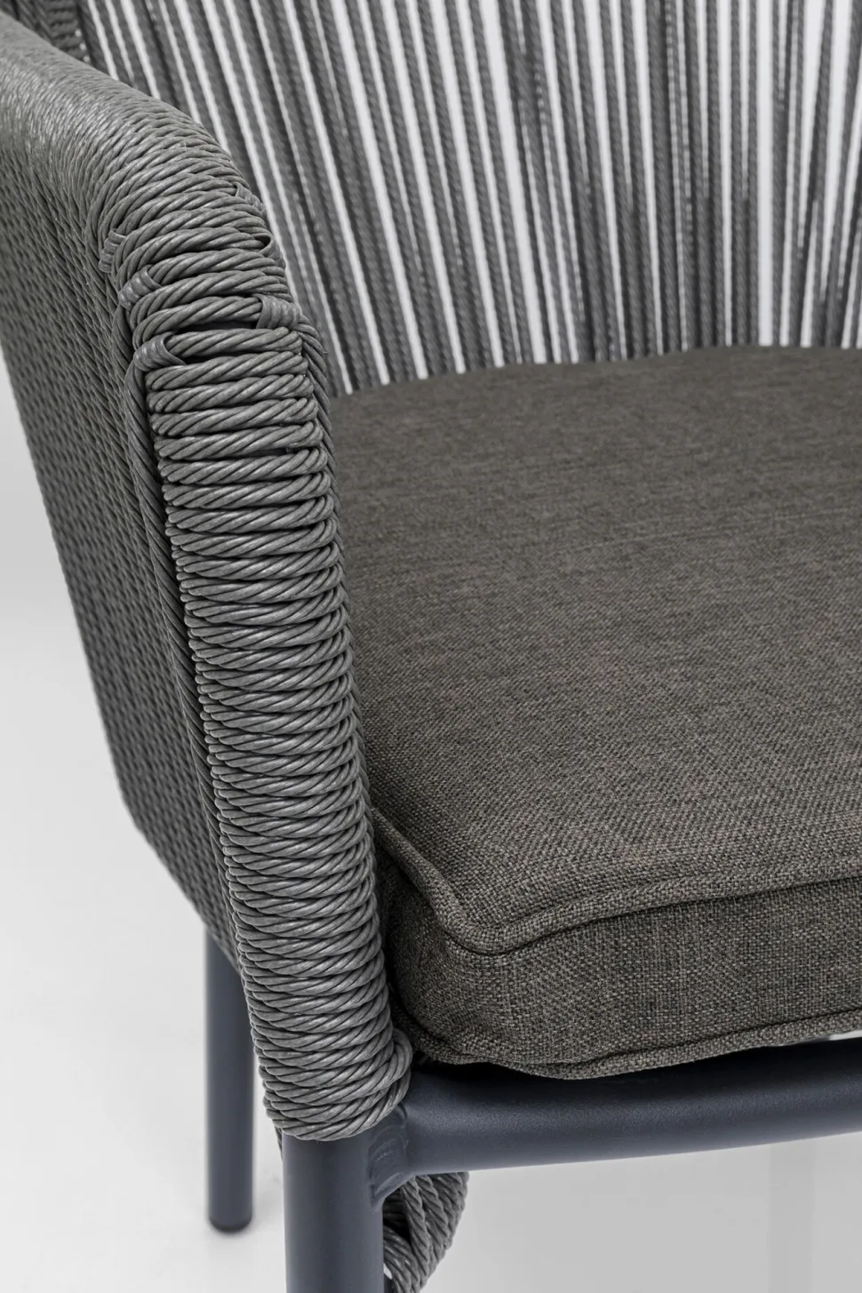 Armlehnstuhl Wave Grau