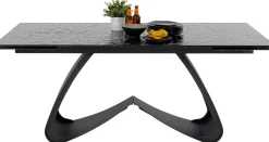 Ausziehtisch Bellagio Glas 180(40+40)x95cm