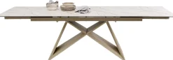 Ausziehtisch Nelly Greige 180(40+40)x90cm