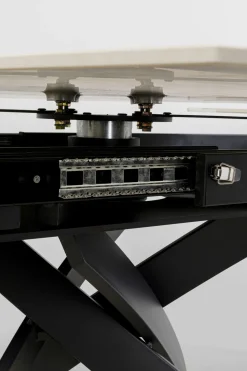 Ausziehtisch Twist Onyx 120(30+30)x90cm