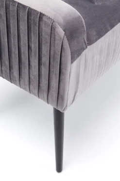 Bank Lofty Grau Schwarz