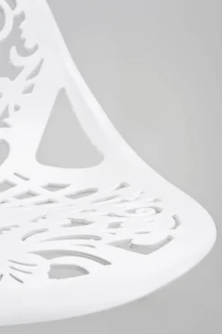 Barhocker Ornament White