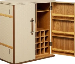 Barschrank Venezia Creme 100x114cm