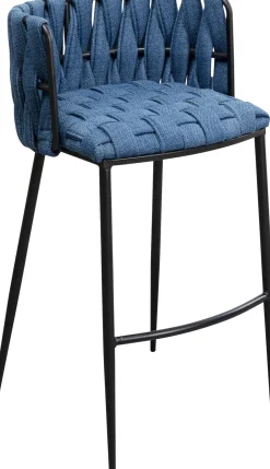 Barstuhl Saluti Blau 77cm