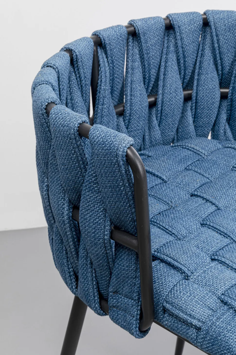 Barstuhl Saluti Blau 77cm