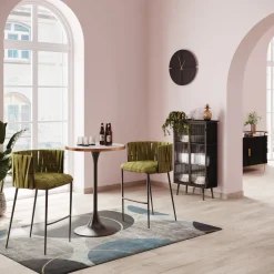 Barstuhl Saluti Dunkelgrün 77cm