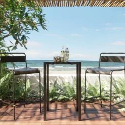 Barstuhl Twist Schwarz