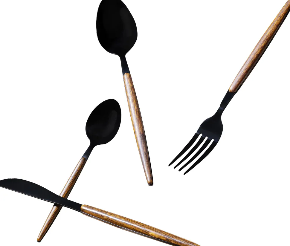 Besteck Paris Schwarz Matt (16/tlg.)