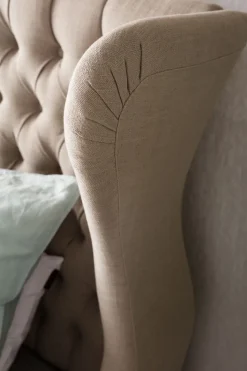 Bett City Spirit Linen Natural 160x200cm