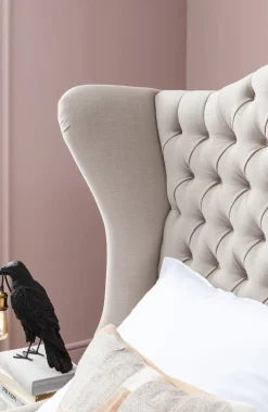 Bett City Spirit Linen Natural 160x200cm