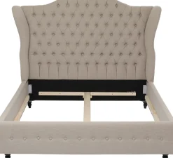 Bett City Spirit Linen Natural 160x200cm