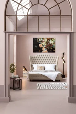 Bett City Spirit Linen Natural 180x200cm