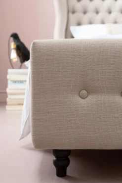 Bett City Spirit Linen Natural 180x200cm