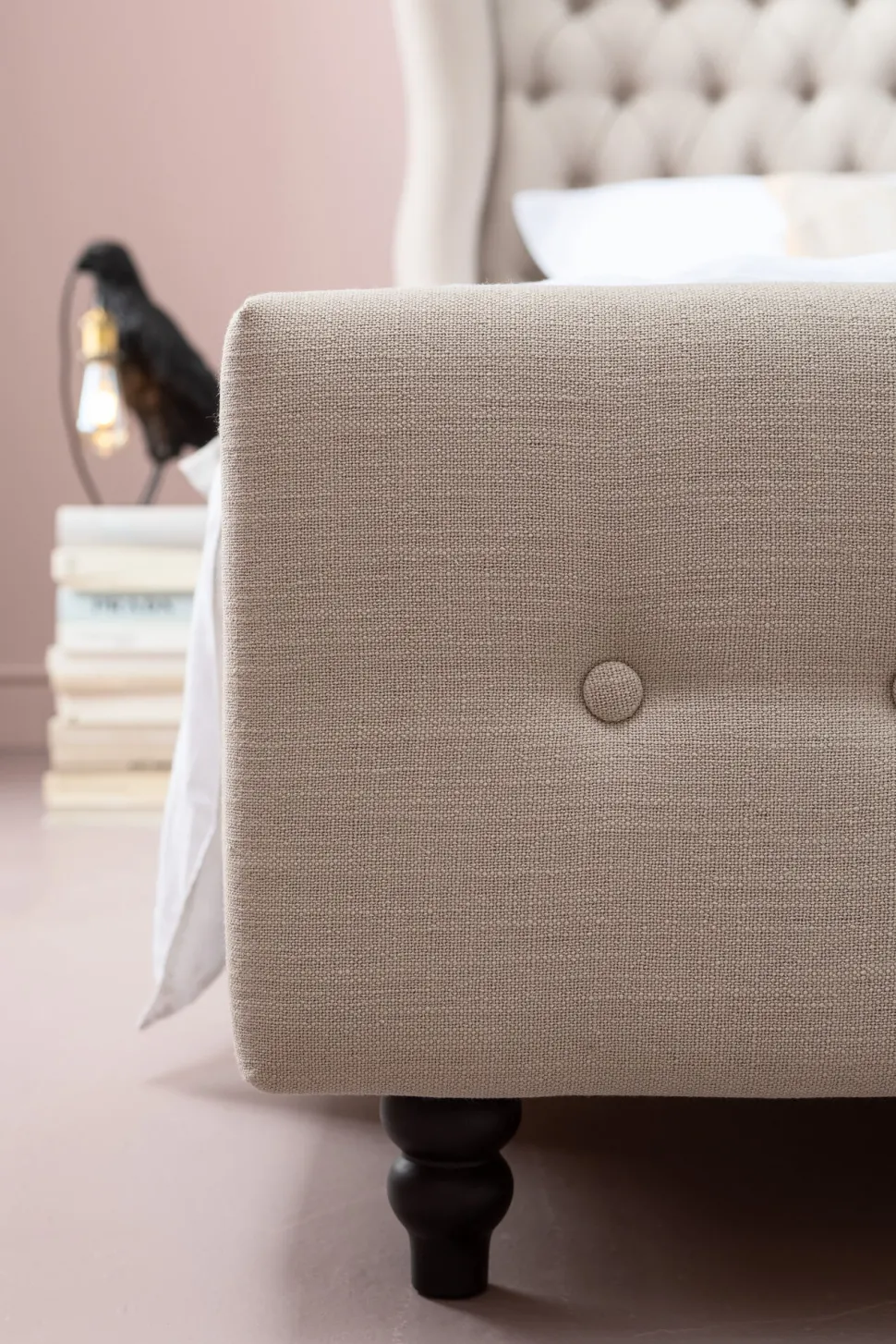 Bett City Spirit Linen Natural 180x200cm