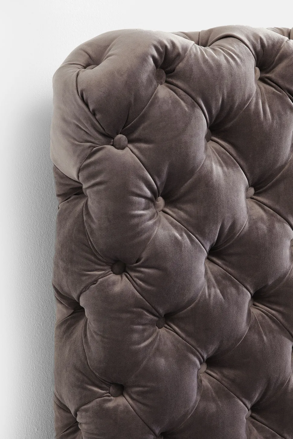 Bett Desire Hoch Silbergrau 160x200 cm