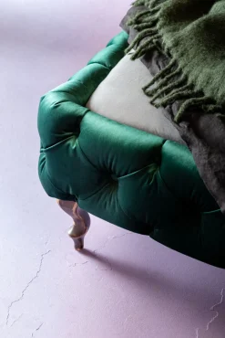 Bett Desire Velvet Grün 160x200cm