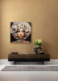 Bild Glas Art Geo Women 3D 120x120cm