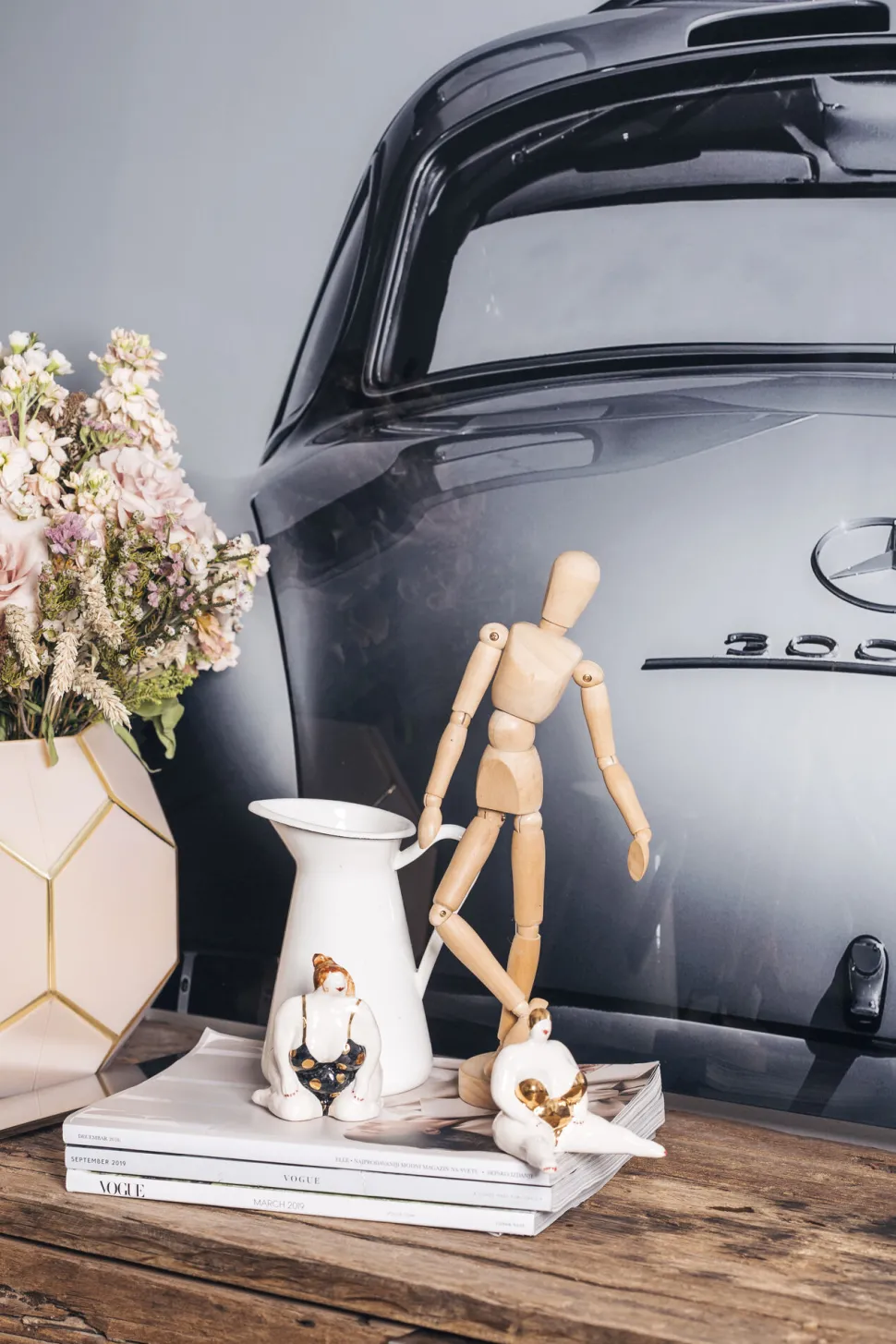 Bild Glas Oldtimer Back 160x120cm