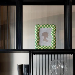 Bilderrahmen Checker Grün 13x18cm