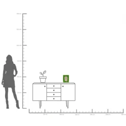 Bilderrahmen Leaf Grün 10x15cm