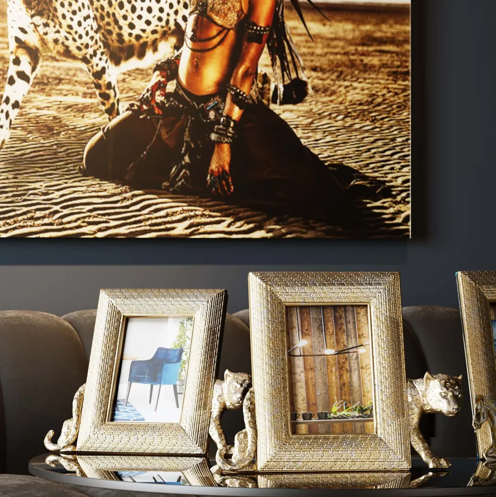 Bilderrahmen Leopard 28x25cm