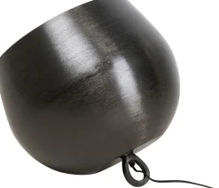 Bodenleuchte Apollon Smooth Schwarz Ø50cm