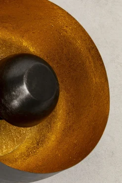 Bodenleuchte Apollon Smooth Schwarz Ø28cm