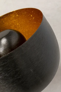 Bodenleuchte Apollon Smooth Schwarz Ø28cm