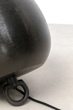 Bodenleuchte Apollon Smooth Schwarz Ø28cm