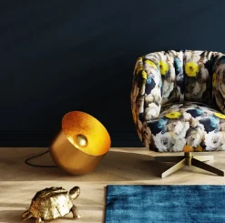 Bodenleuchte Apollon Smooth Gold Ø35cm