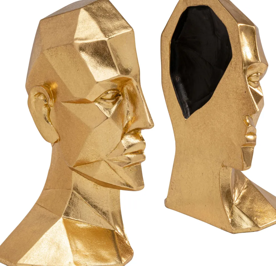 Buchstütze Face (2/Set)