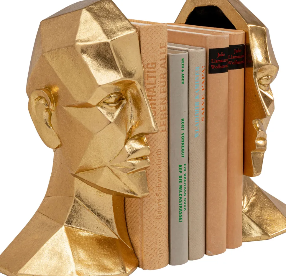 Buchstütze Face (2/Set)