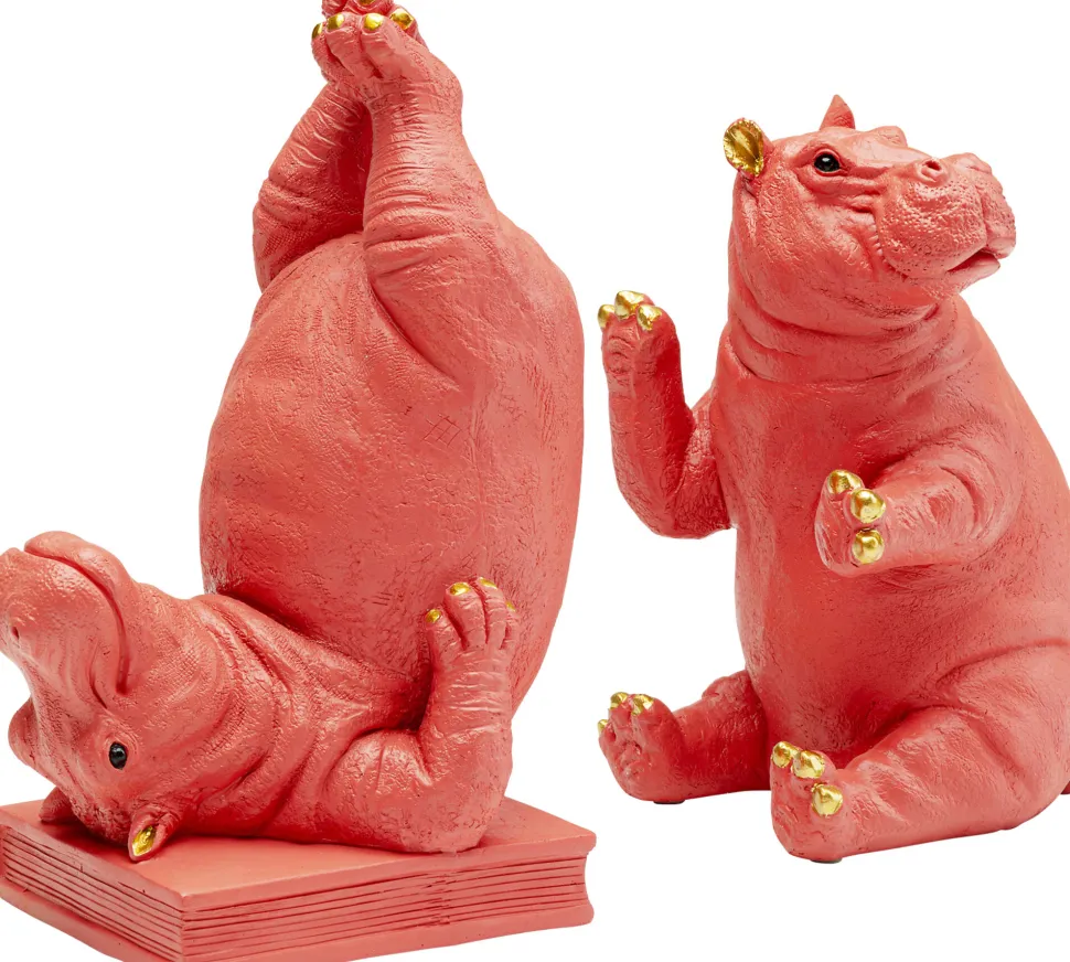 Buchstütze Hippo Pink (2/Set)