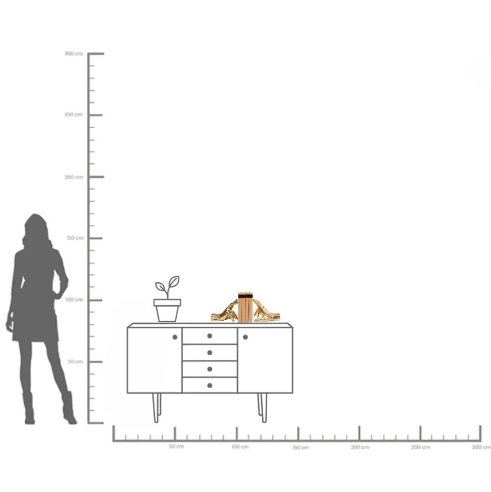 Buchstütze Holding Fingers (2/Set)