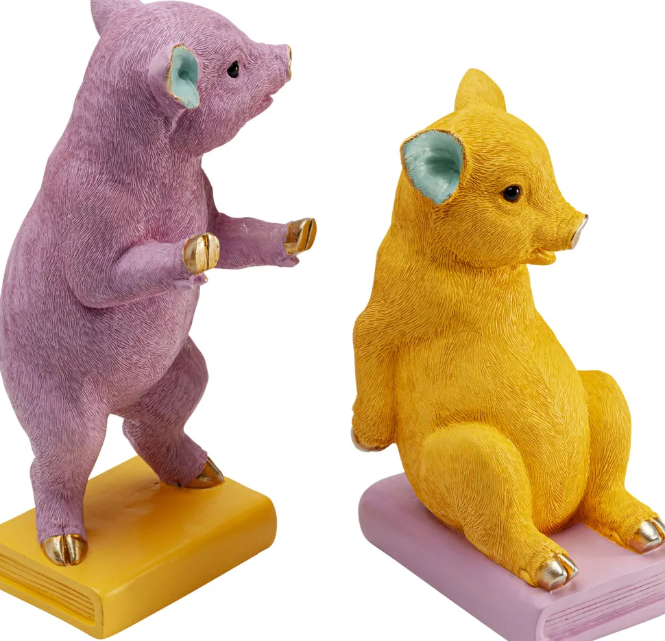 Buchstütze Pig Party (2/Set)