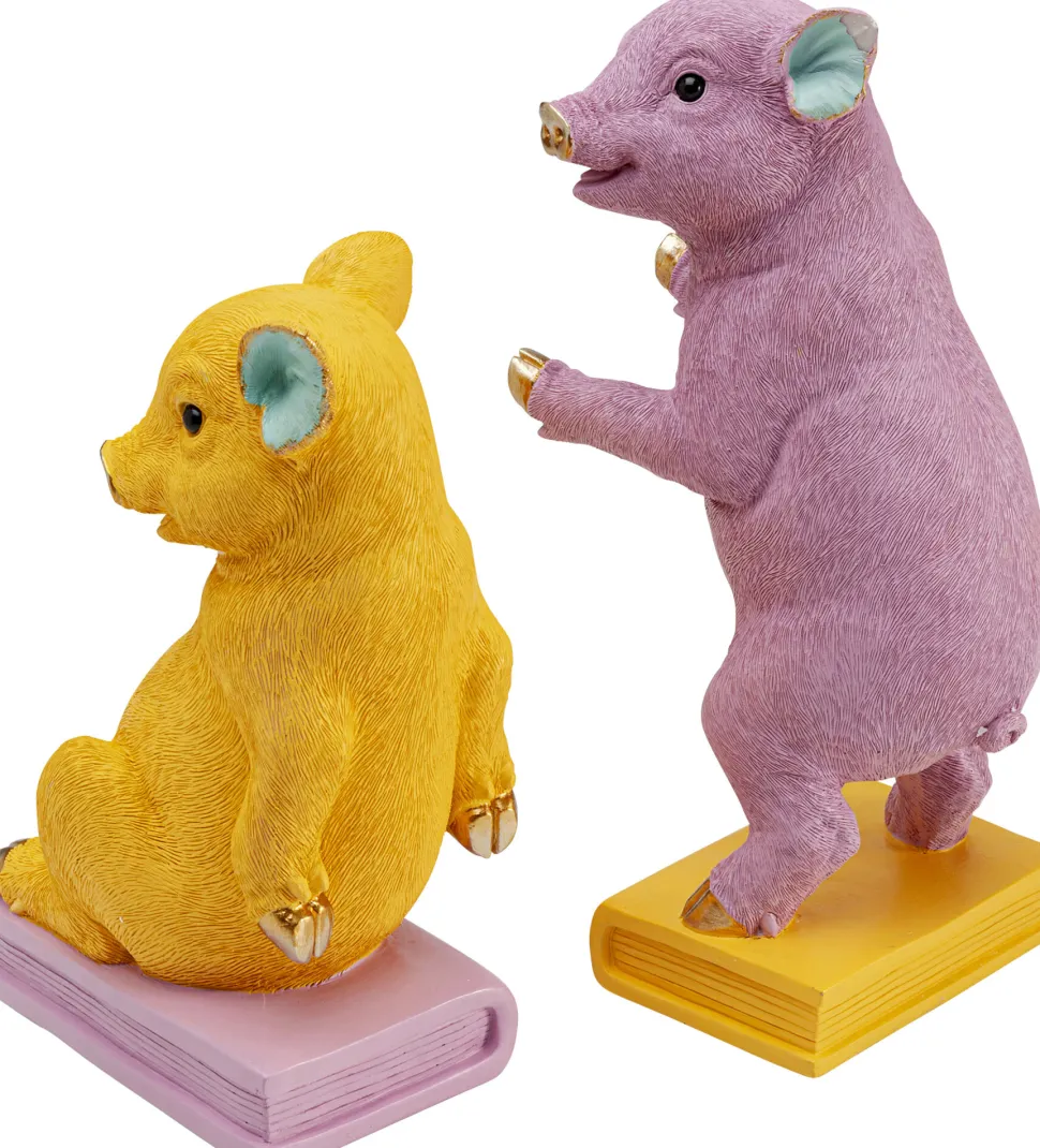 Buchstütze Pig Party (2/Set)