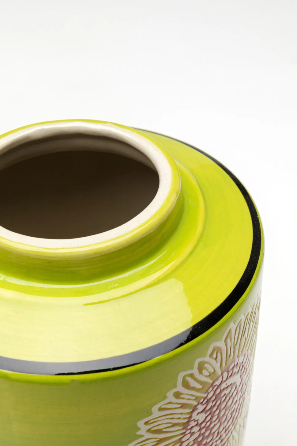 Deko Dose Big Bloom Grün 27cm